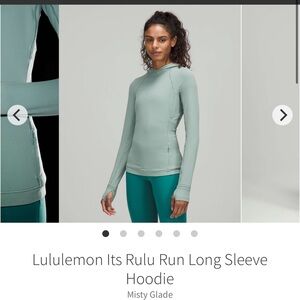 Lululemon rulu run long sleeve hoodie